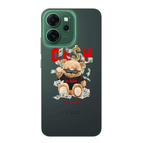 Oppo 14 F Cash is king Transparent Silicone TPU Θήκη